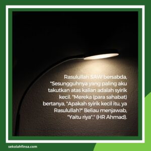 Syirik Kecil Pengertian Contoh dan Tips Menghindarinya