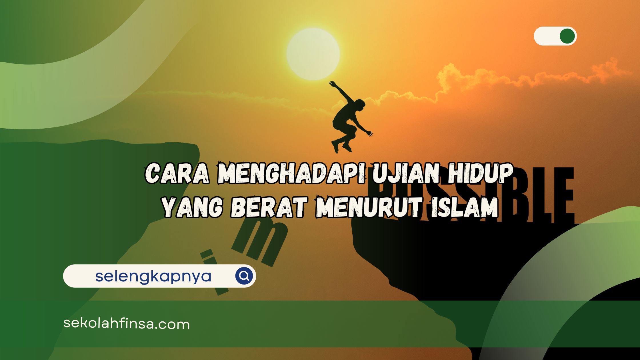 cara menghadapi ujian hidup yang berat menurut islam
